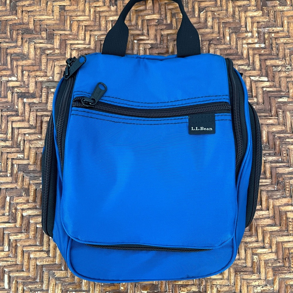 L.L. Bean Personal Organizer Toiletry Bag (Blue)